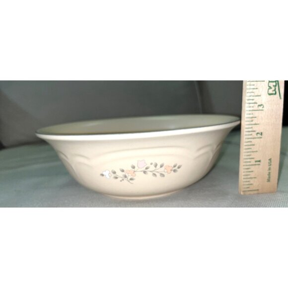 Pfaltzgraff Remembrance 436 8" Vegetable Bowl 1Qt Floral Stoneware Used Replacem - Picture 10 of 16